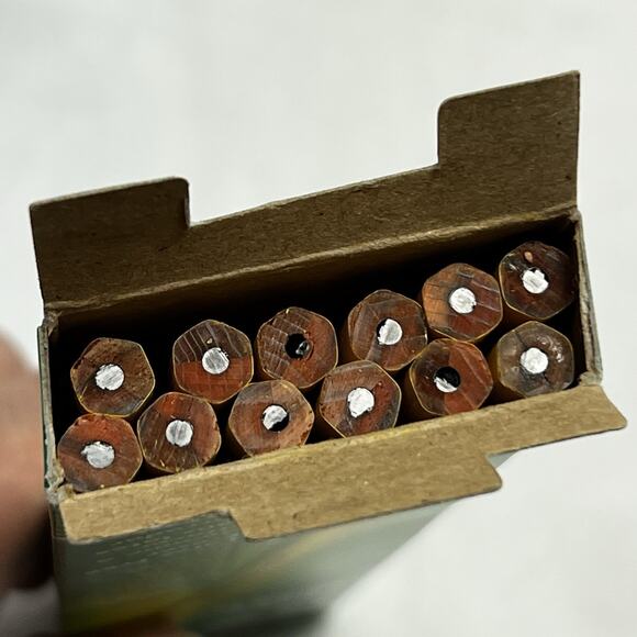 Vintage Dixon Ticonderoga Pencils 13882 No. 2 Soft 12 Count Made in USA NIB - Picture 9 of 9